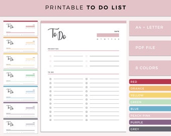 Detail To Do List Template Cute Nomer 26