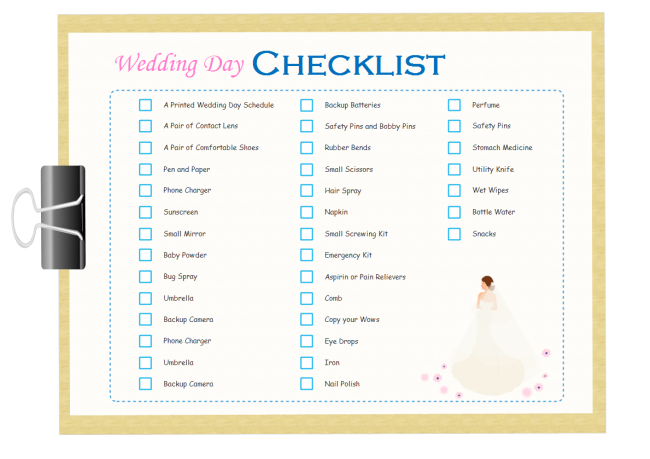 Detail To Do List Wedding Template Nomer 22
