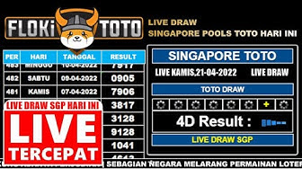 Detail Togel Hari Ini Singapura Live Nomer 45