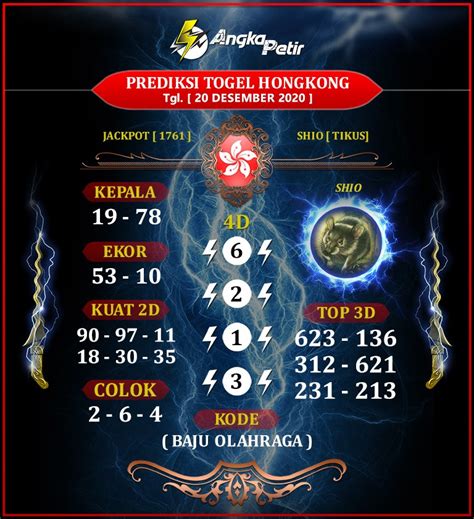 Detail Togel Rejeki Hk Nomer 20