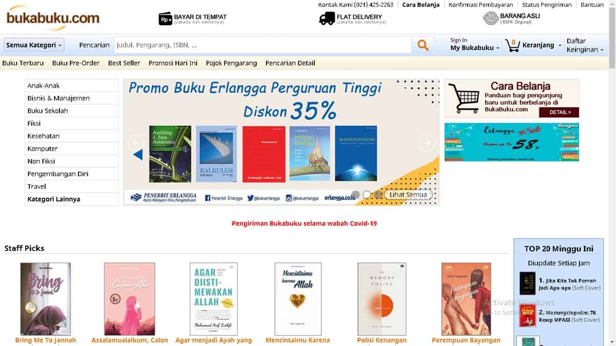 Detail Toko Buku Online Rekomendasi Nomer 18