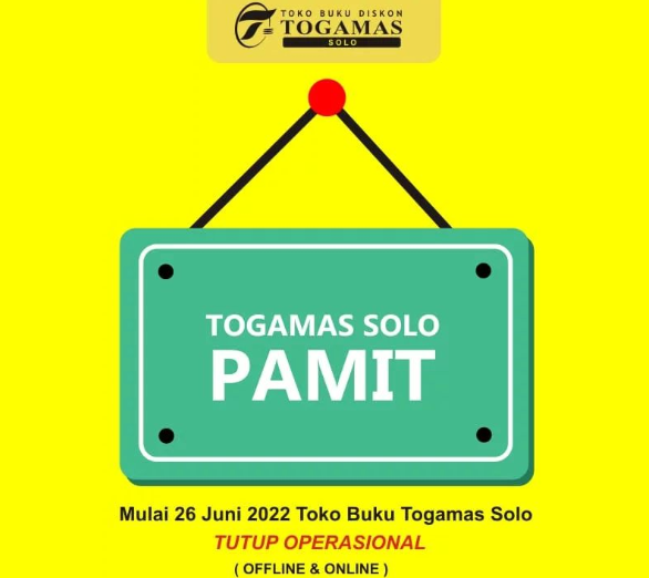 Detail Toko Buku Togamas Solo Nomer 21