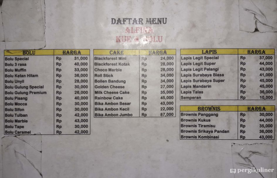 Detail Toko Roti Di Batang Nomer 13