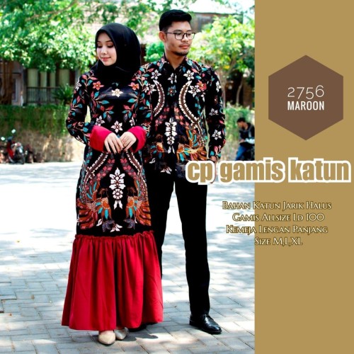 Detail Tokopedia Baju Batik Couple Nomer 19