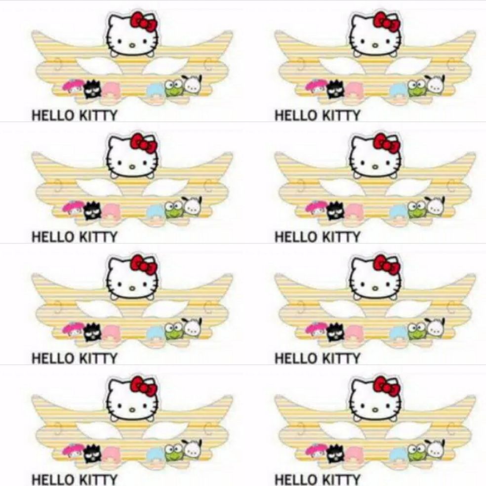 Detail Topeng Hello Kitty Nomer 28