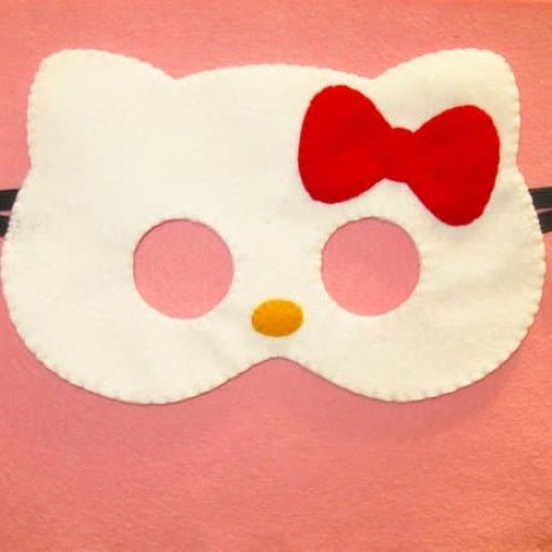 Detail Topeng Hello Kitty Nomer 8