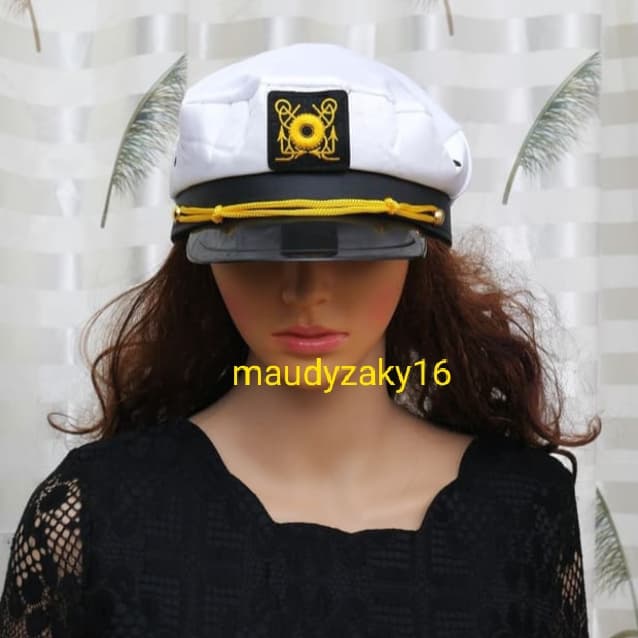 Detail Topi Kapten Kapal Laut Nomer 27