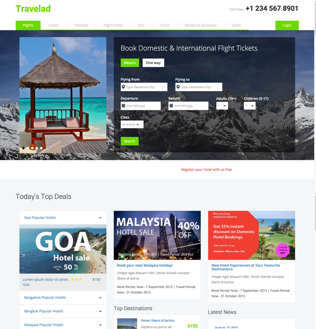 Detail Tour And Travel Html Template Nomer 16