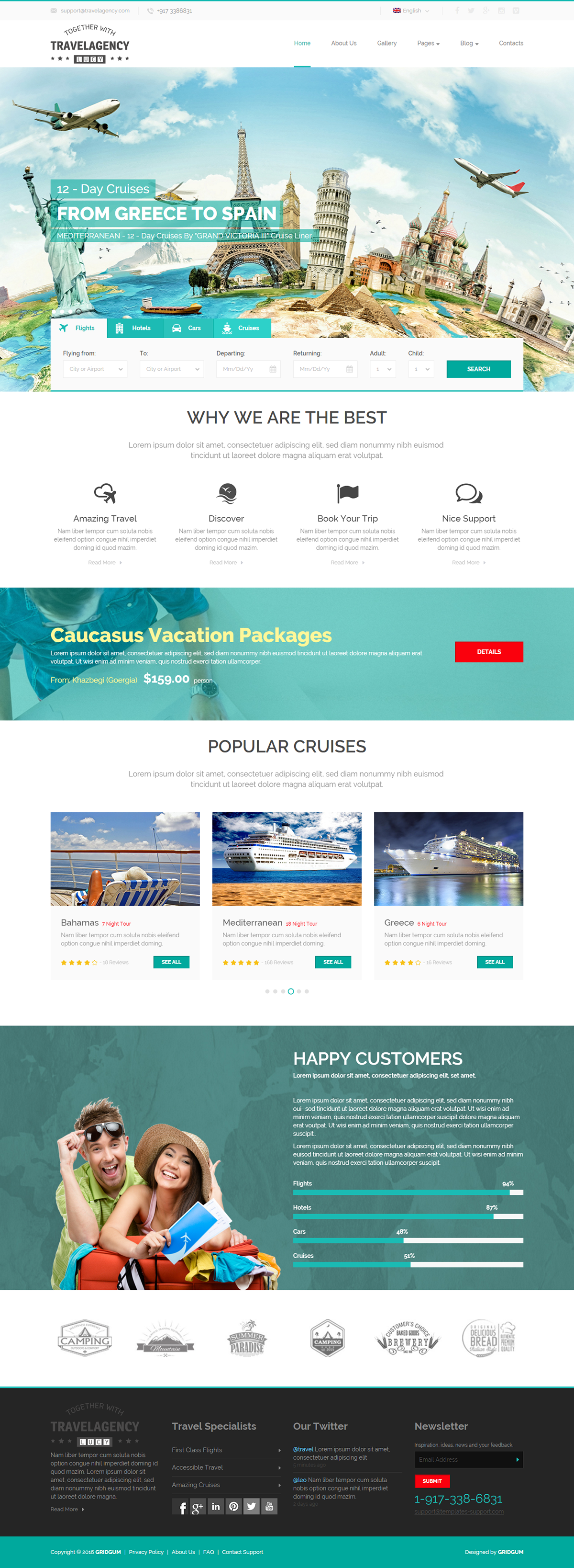Detail Tour And Travel Html Template Nomer 26