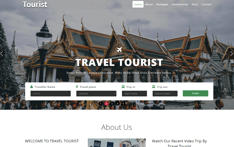 Detail Tour And Travel Html Template Nomer 40