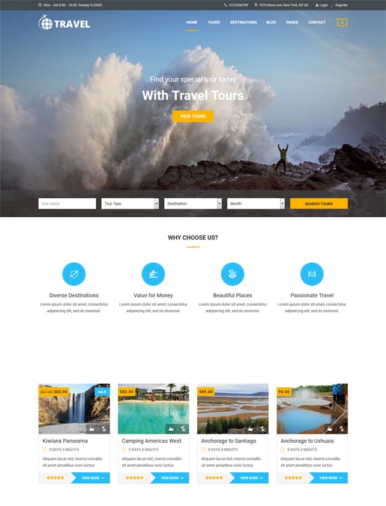 Detail Tour And Travel Html Template Nomer 46