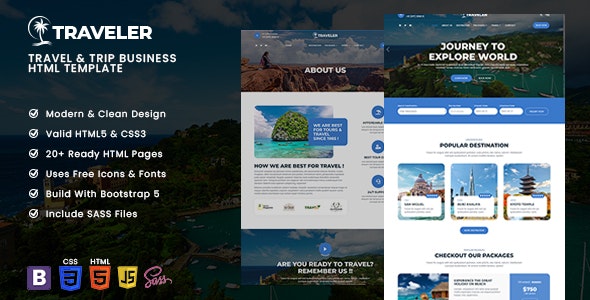 Detail Tour And Travel Html Template Nomer 7