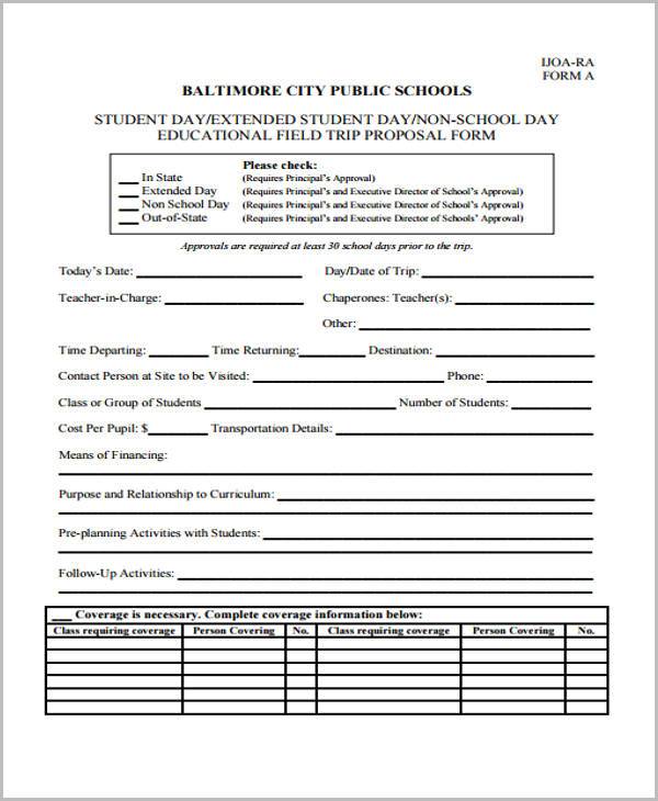 Detail Tour Proposal Template Nomer 2