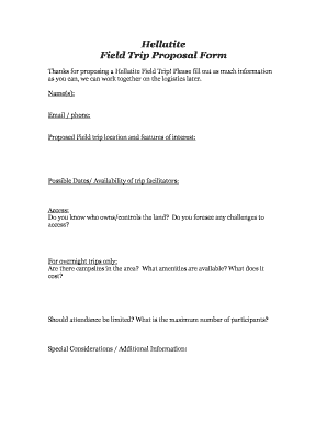 Detail Tour Proposal Template Nomer 12