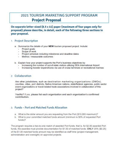 Detail Tour Proposal Template Nomer 7