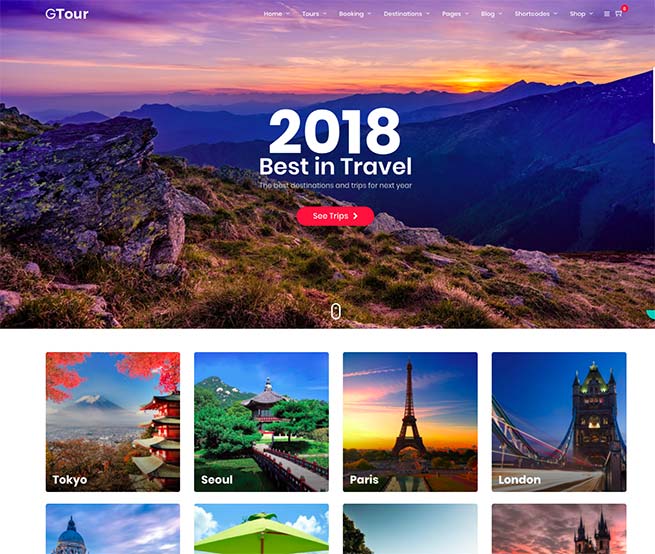 Detail Tourism Template Wordpress Nomer 10