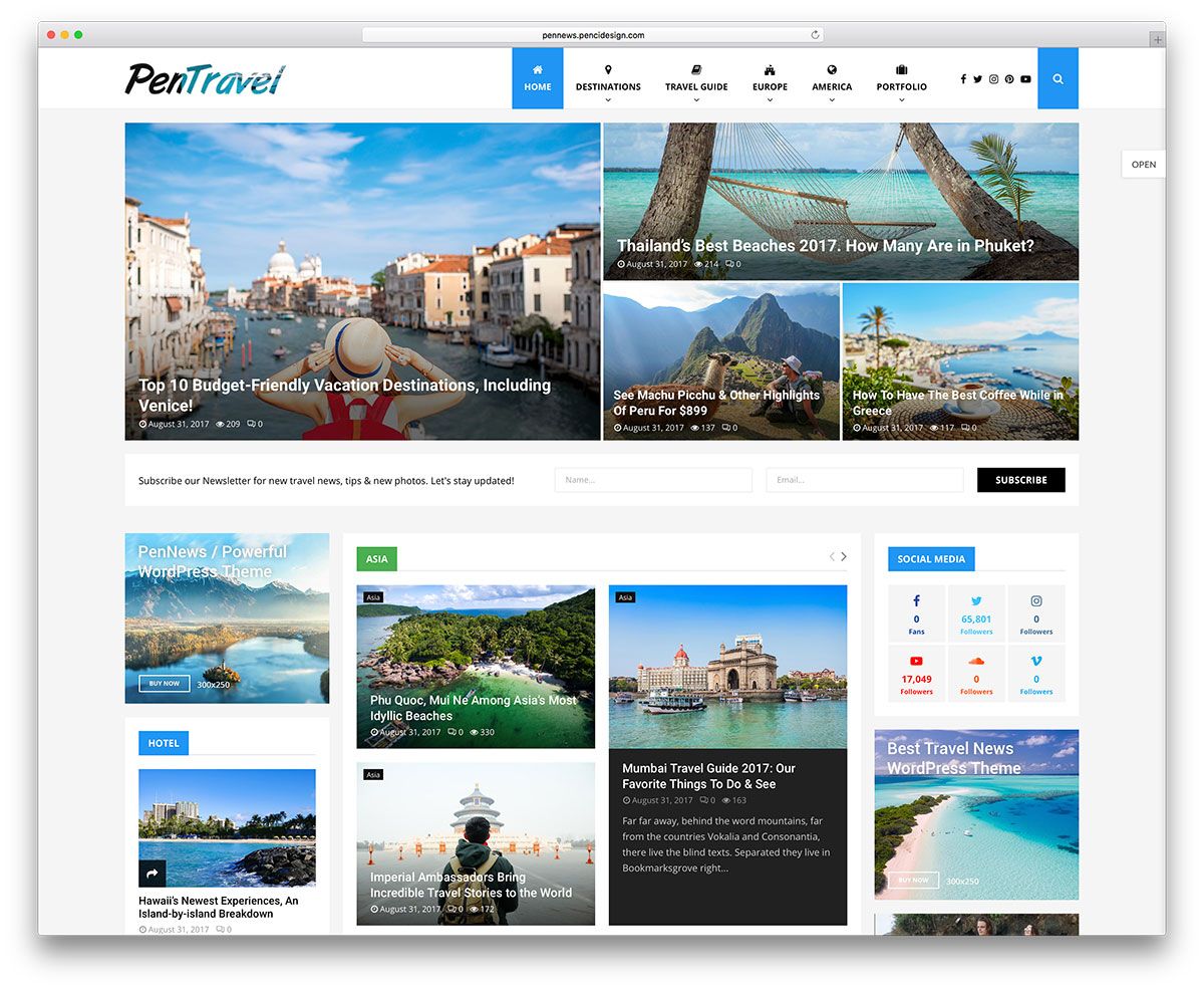 Detail Tourism Template Wordpress Nomer 36