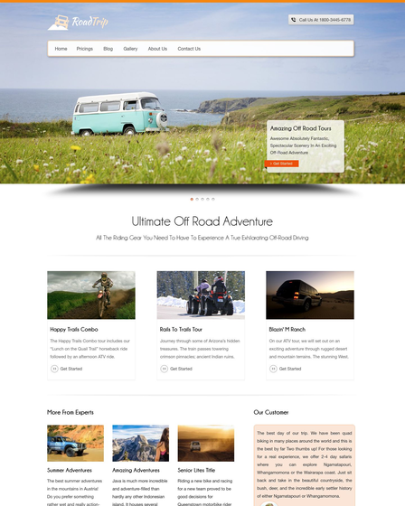 Detail Tourism Template Wordpress Nomer 40