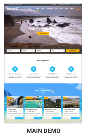 Detail Tourism Template Wordpress Nomer 7
