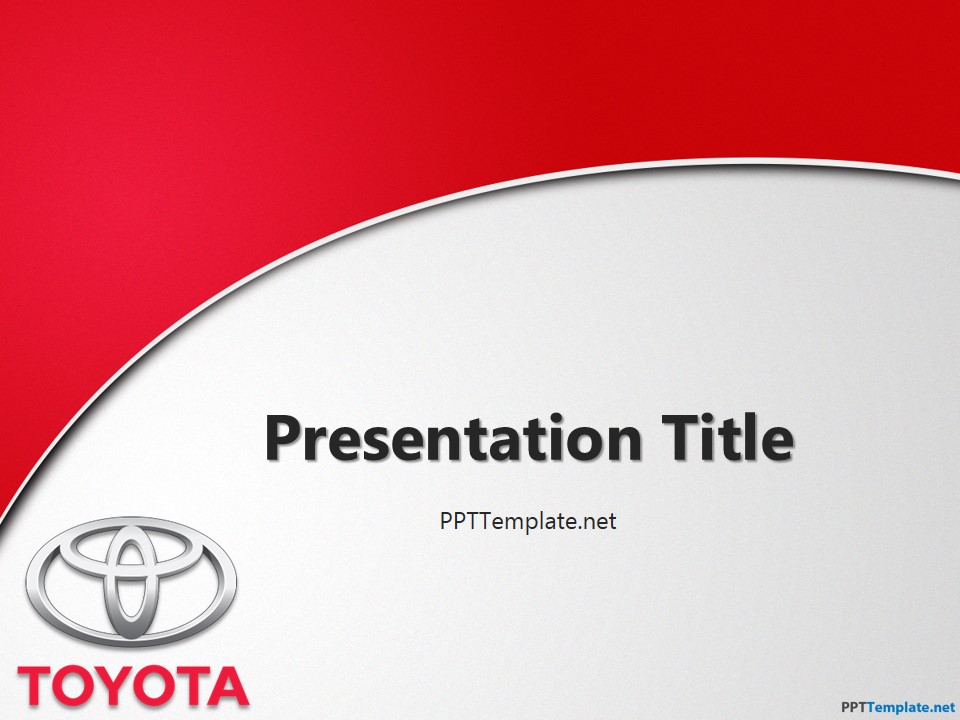 Toyota Ppt Template - KibrisPDR