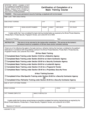 Detail Training Completion Form Template Nomer 2