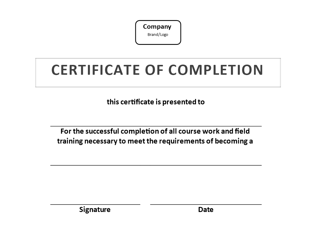 Detail Training Completion Form Template Nomer 6