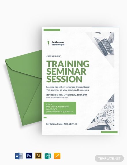 Detail Training Invitation Template Nomer 4