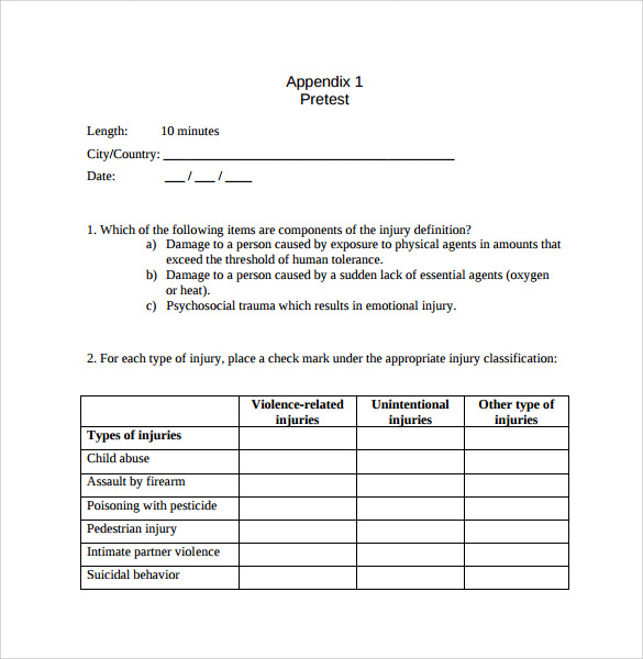 Detail Training Outline Template Doc Nomer 48