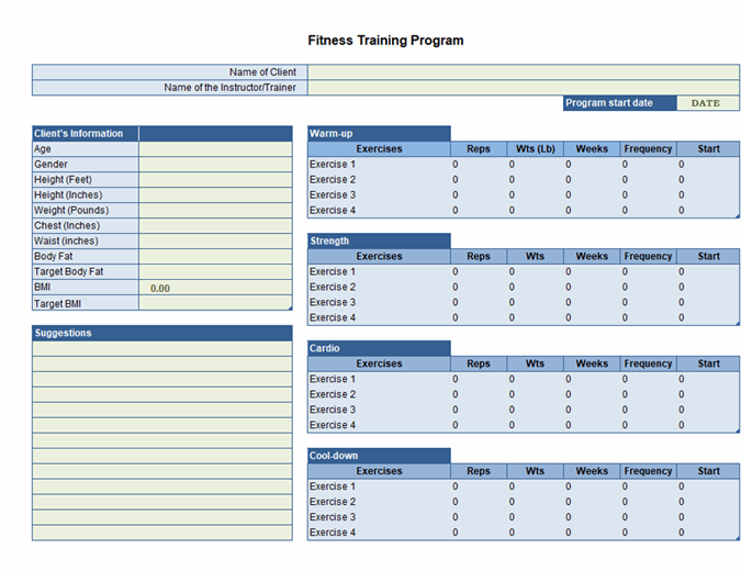 Detail Training Template Excel Nomer 5