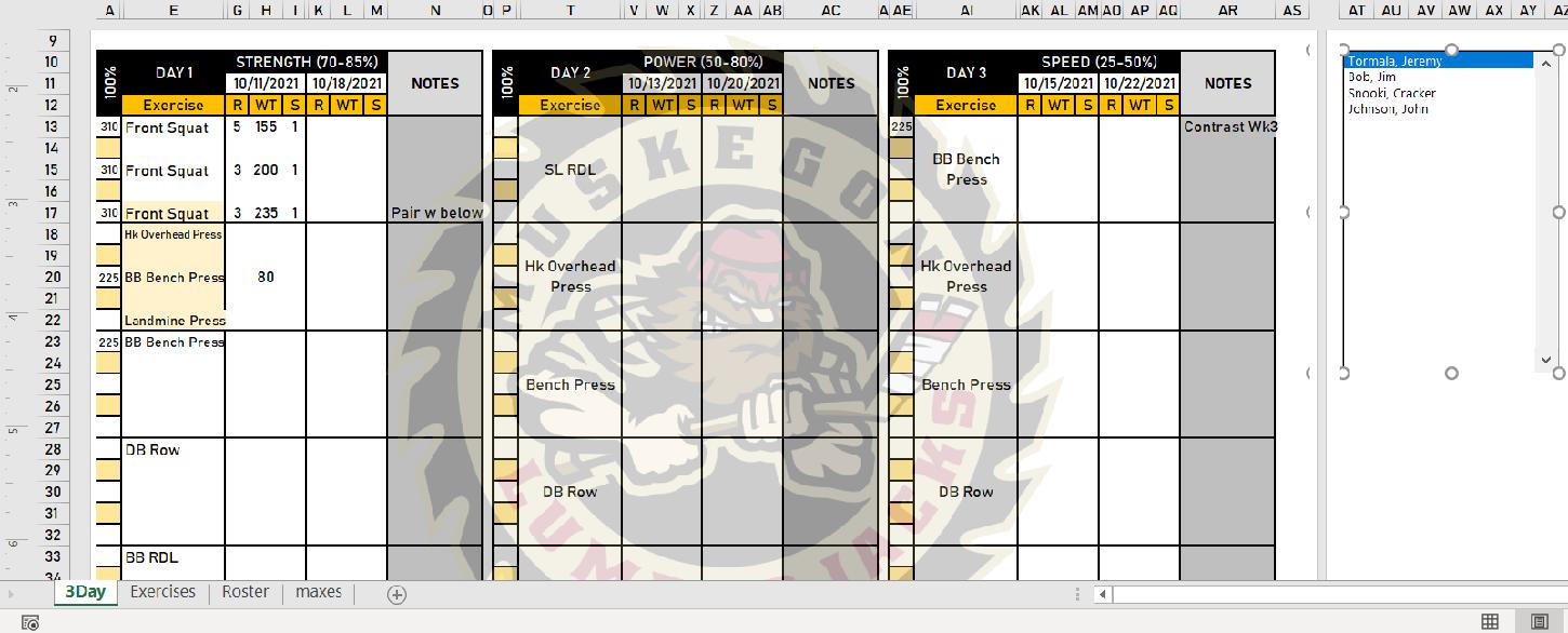 Detail Training Template Excel Nomer 43