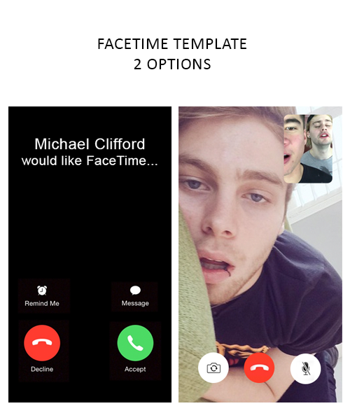 Detail Transparent Facetime Template Nomer 15