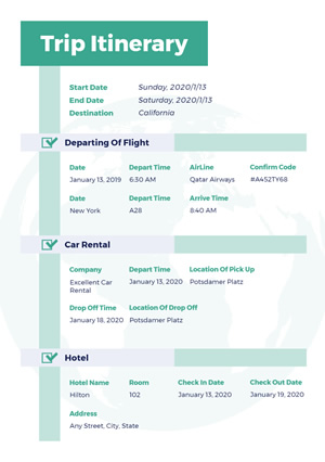 Detail Travel Calendar Template Nomer 36