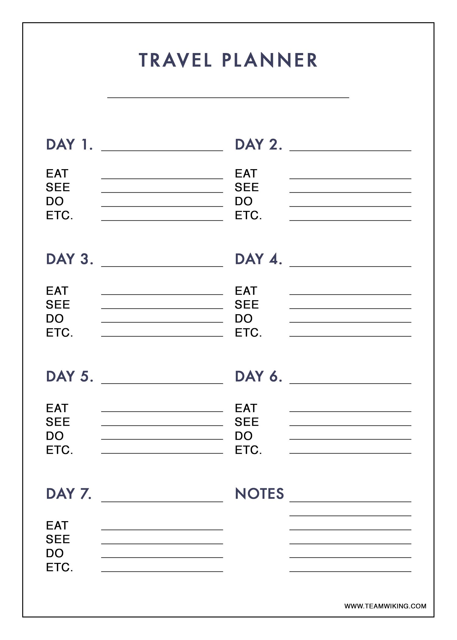 Detail Travel Calendar Template Nomer 38