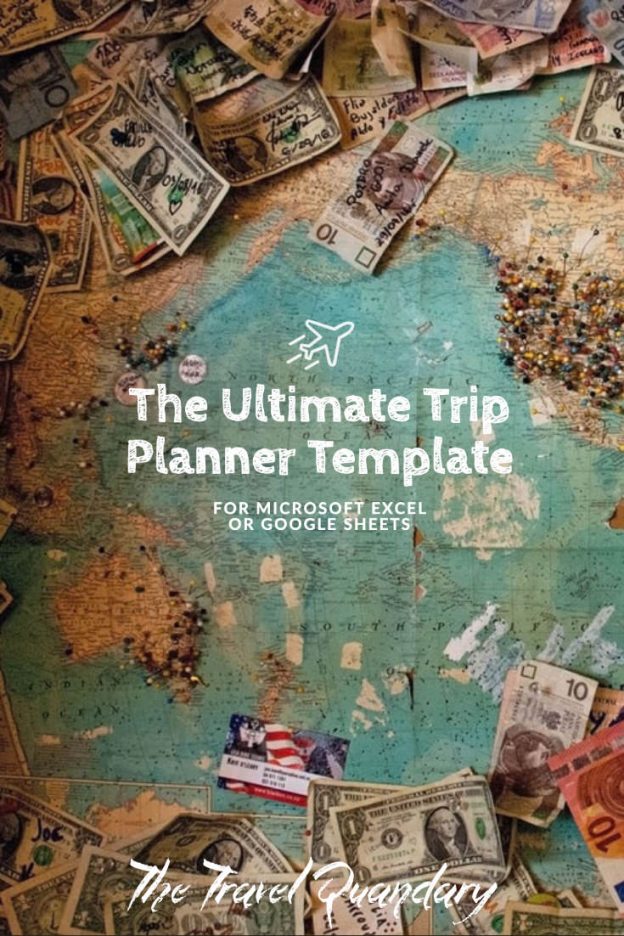 Detail Travel Planner Template Excel Nomer 27