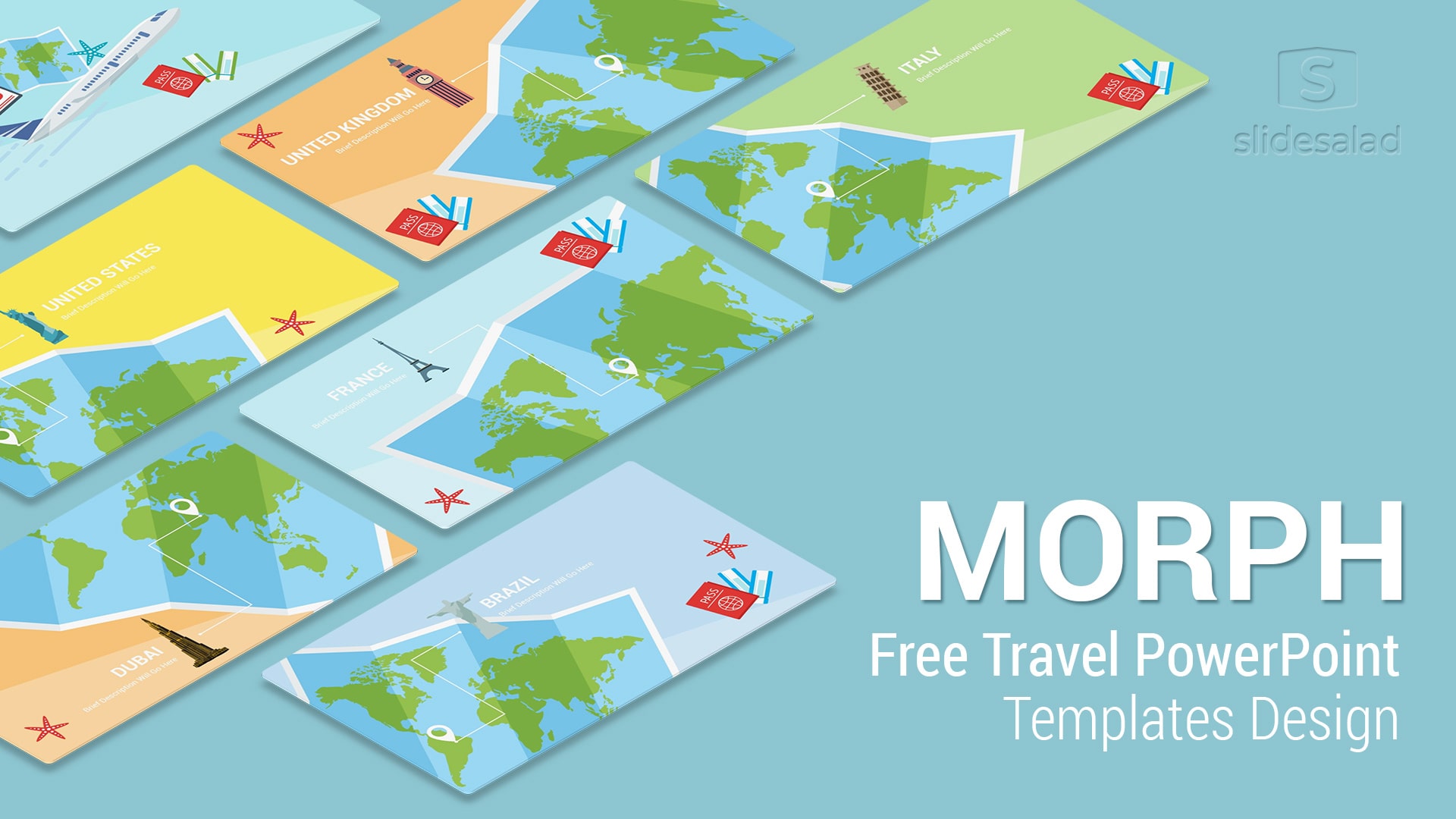 Detail Travel Powerpoint Template Nomer 14