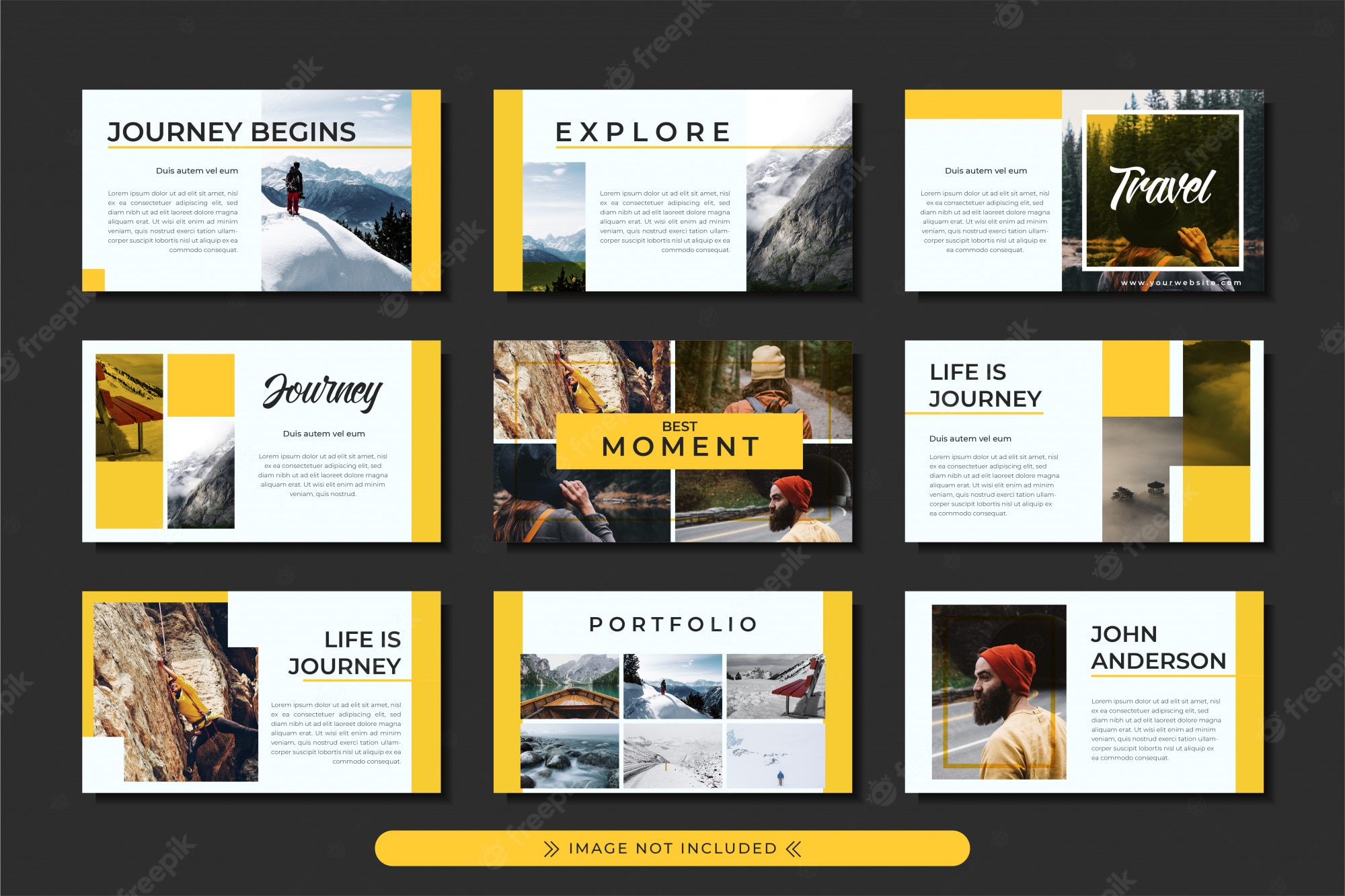 Detail Travel Powerpoint Template Nomer 34