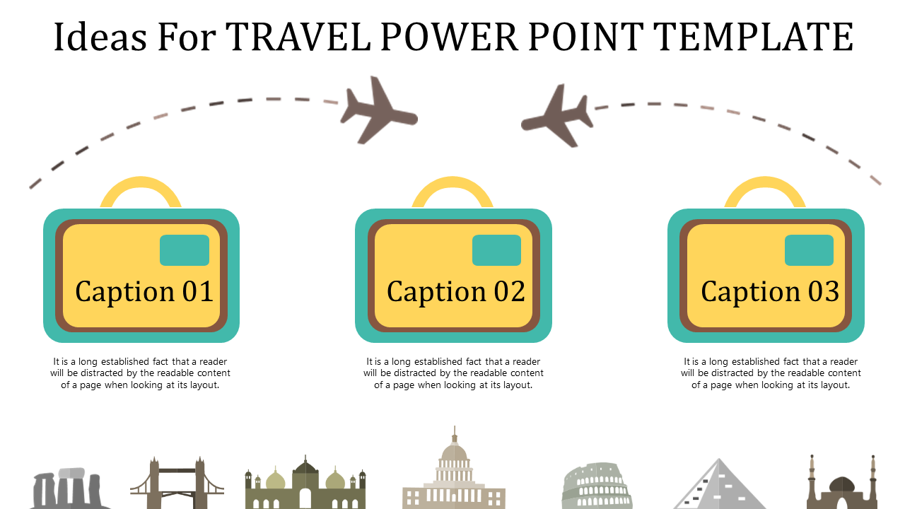 Detail Travel Powerpoint Template Nomer 35