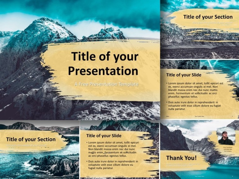 Detail Travel Powerpoint Template Nomer 36