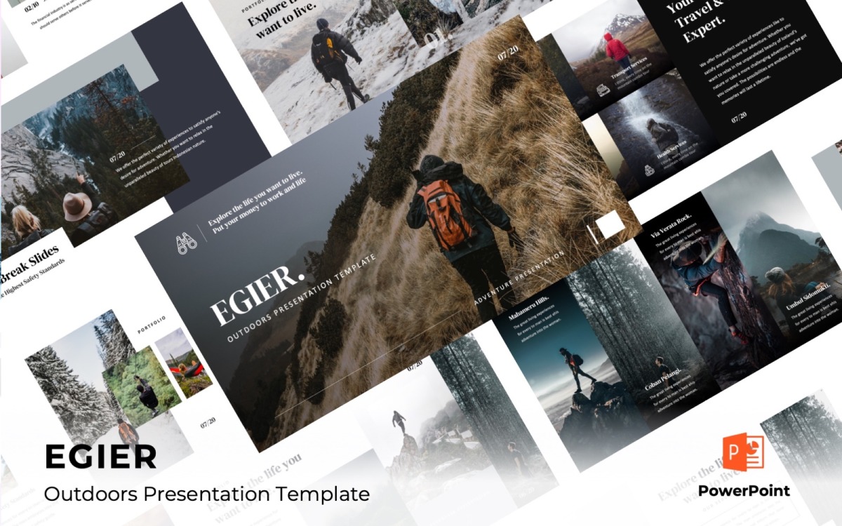 Detail Travel Powerpoint Template Nomer 38