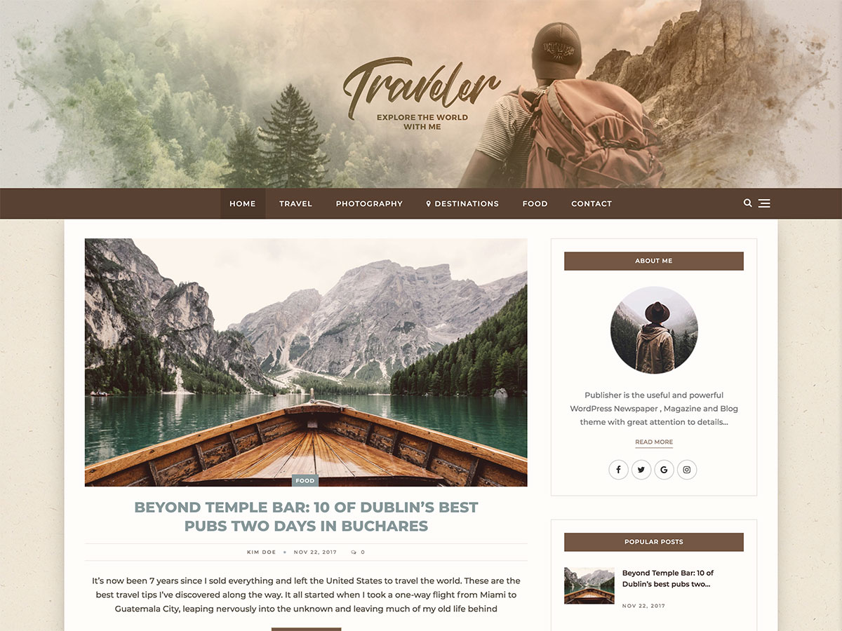 Detail Travel Vlog Template Nomer 3