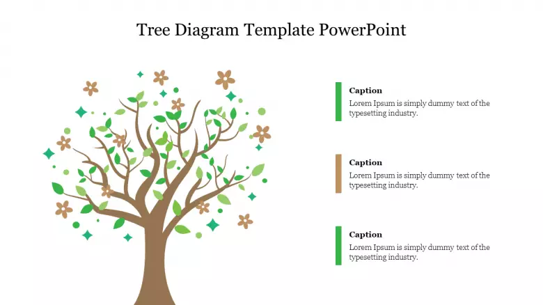 Detail Tree Diagram Template Powerpoint Free Download Nomer 23