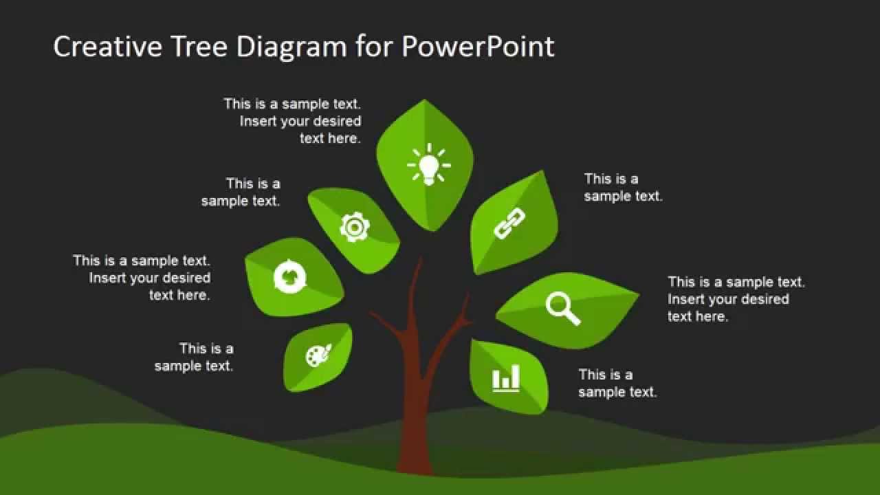 Detail Tree Diagram Template Powerpoint Free Download Nomer 29
