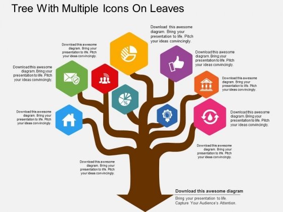 Detail Tree Diagram Template Powerpoint Free Download Nomer 50