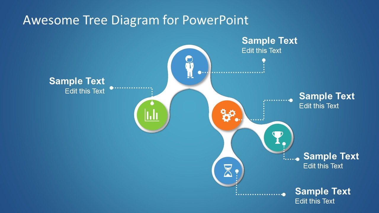 Detail Tree Diagram Template Powerpoint Free Download Nomer 51