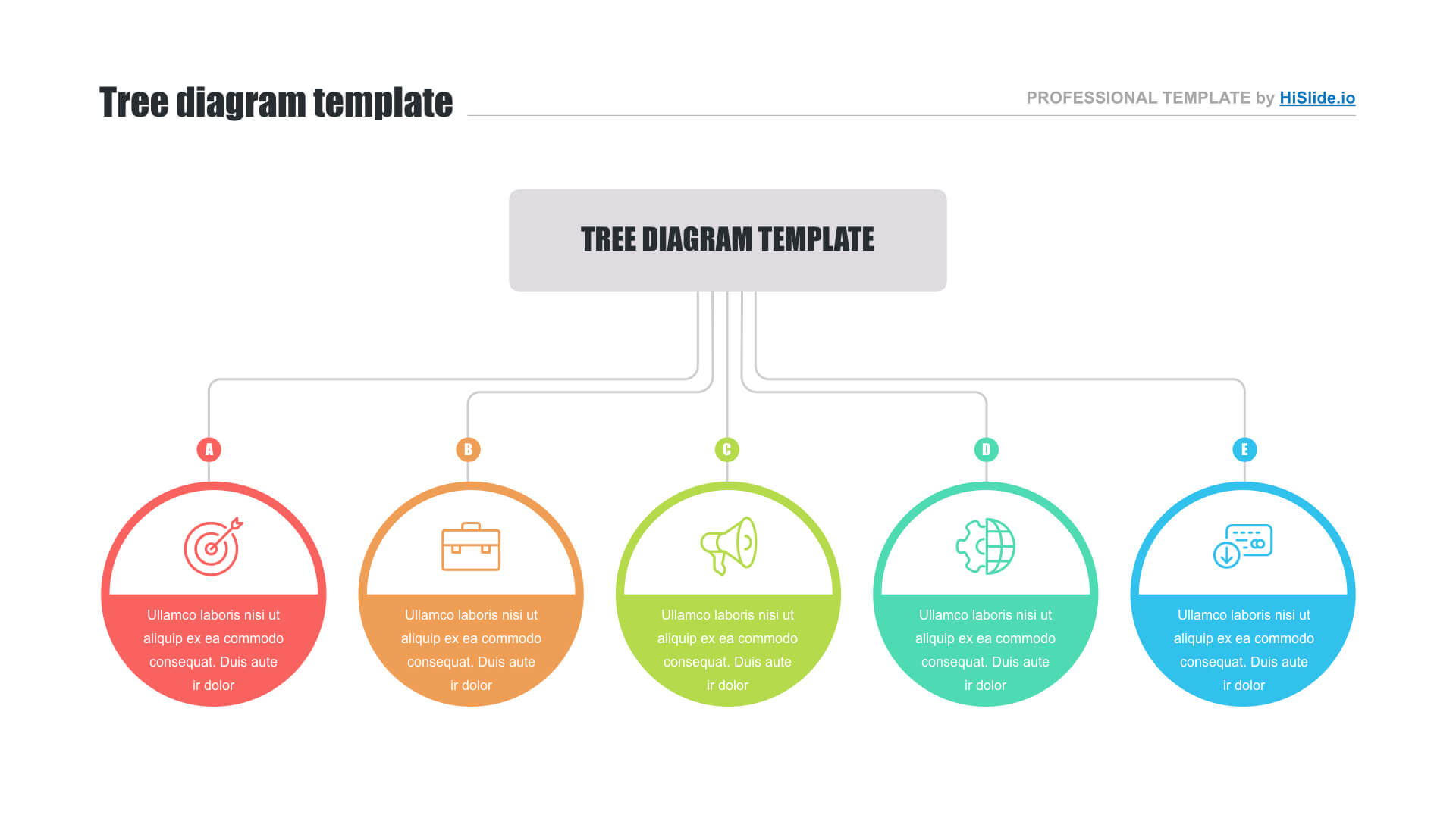 Detail Tree Diagram Template Powerpoint Free Download Nomer 10