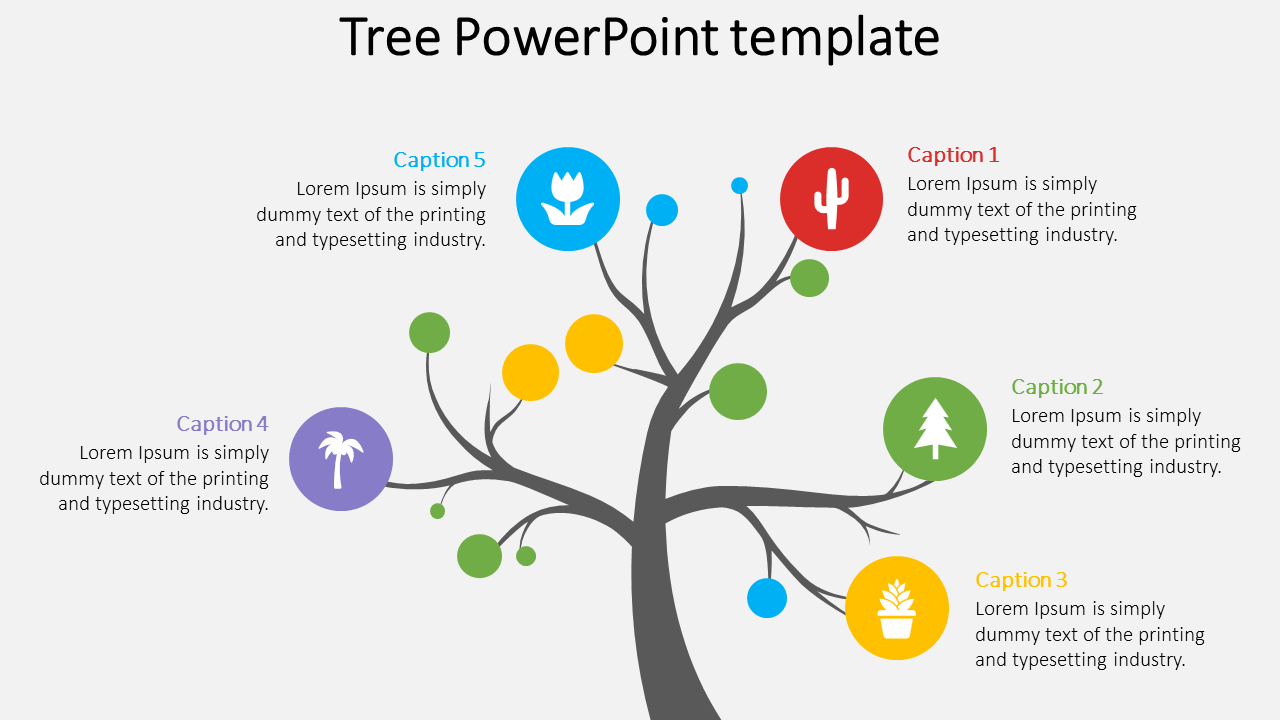 Tree Powerpoint Template - KibrisPDR