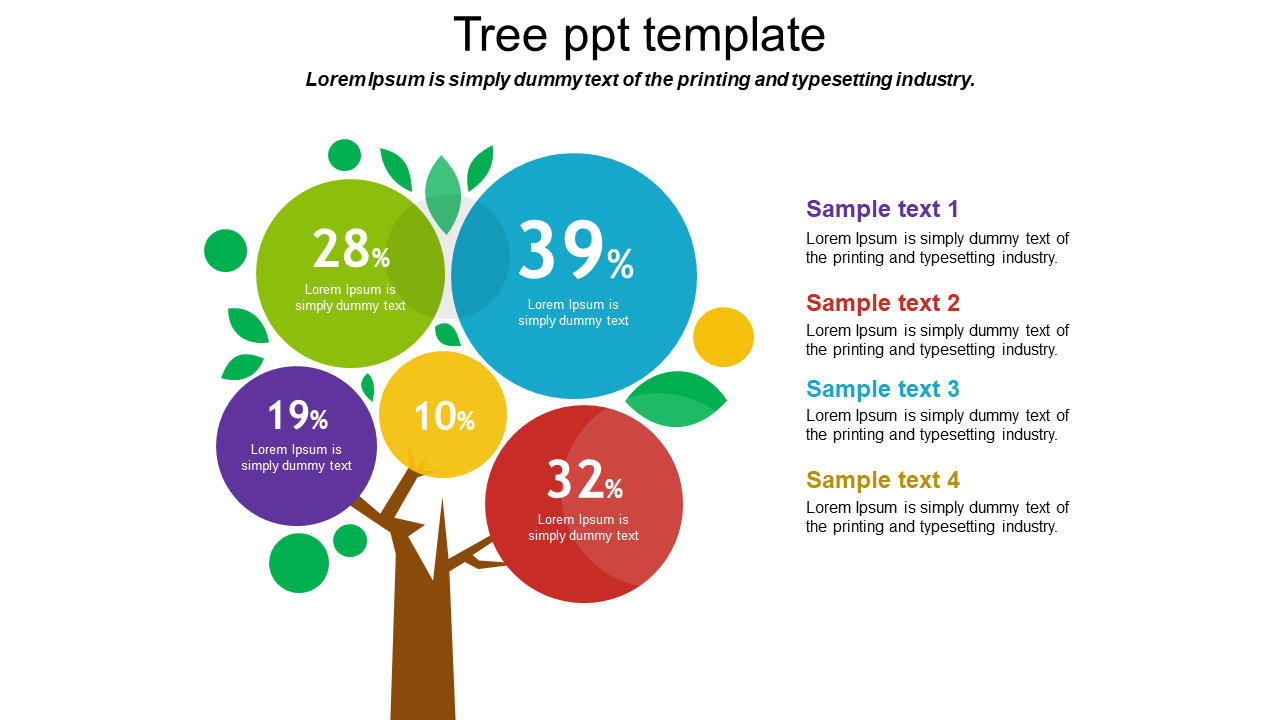 Detail Tree Powerpoint Template Nomer 35