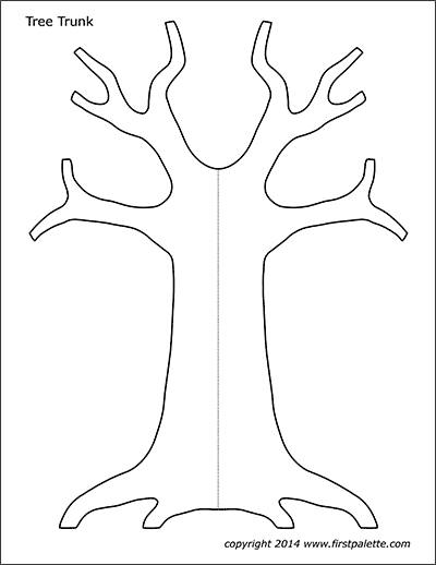 Tree Trunk Template - KibrisPDR