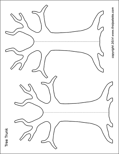 Detail Tree Trunk Template Nomer 12