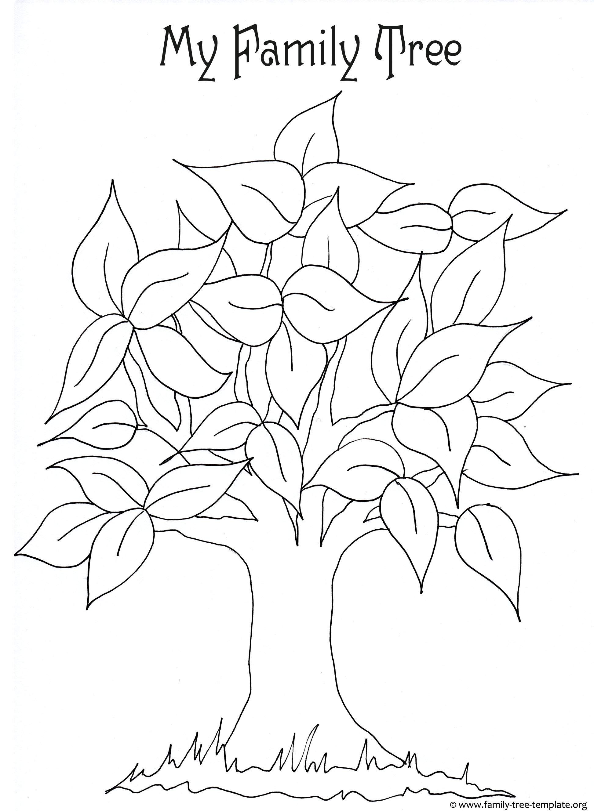 Detail Tree Trunk Template Nomer 31